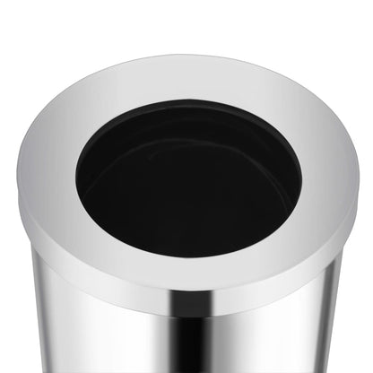 Berkfield Waste Bin Hotel Stainless Steel 32 L