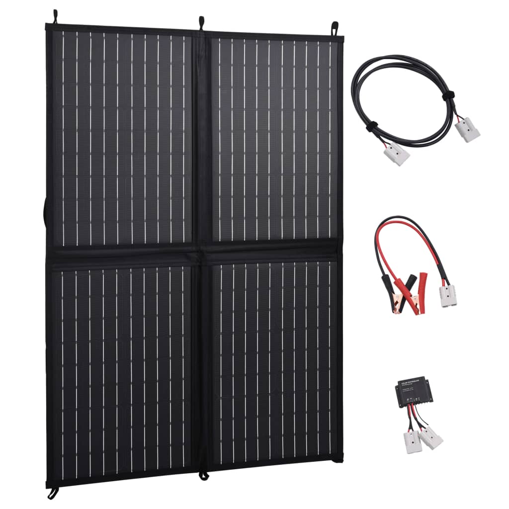 Berkfield Foldable Solar Panel Charger 100 W 12 V