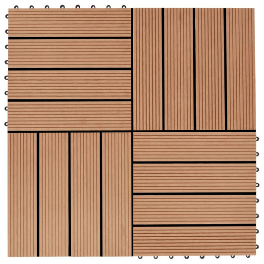 Berkfield 22 pcs Decking Tiles 30x30cm 2 sqm WPC Grey