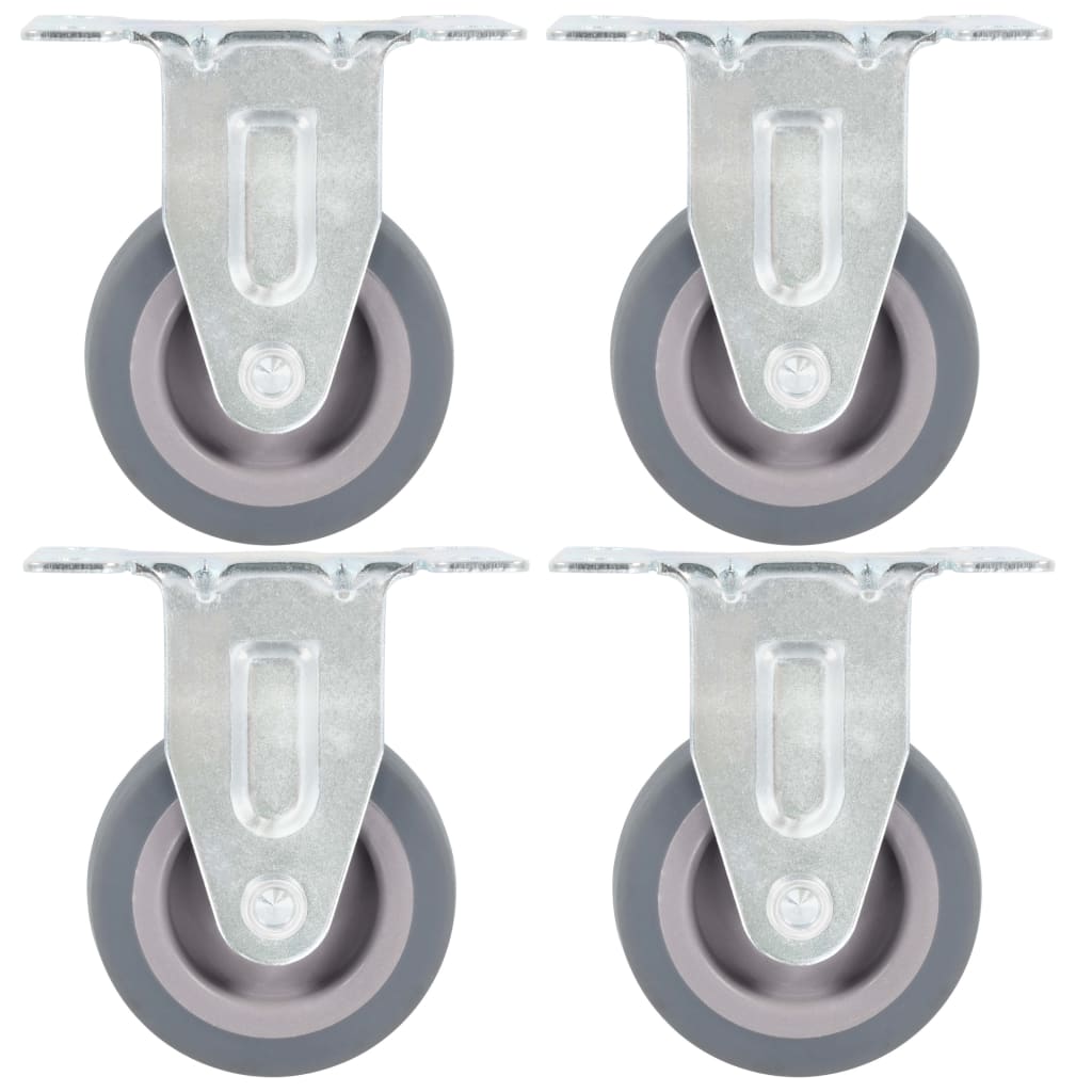 Berkfield 8 pcs Fixed Casters 50 mm