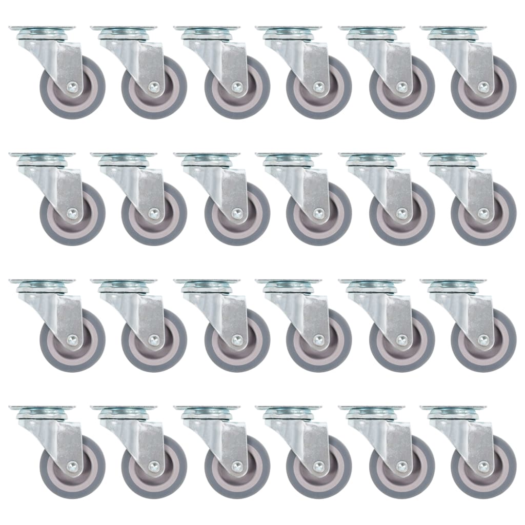 Berkfield 48 pcs Swivel Casters 50 mm