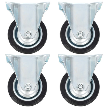 Berkfield 24 pcs Fixed Casters 75 mm