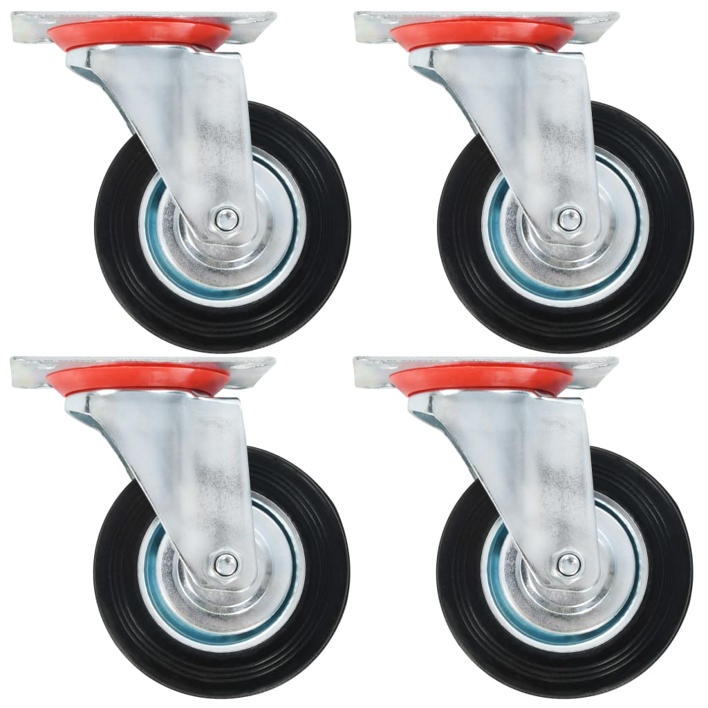 Berkfield 16 pcs Swivel Casters 100 mm