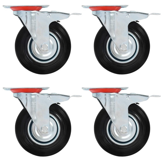 Berkfield 32 pcs Swivel Casters 125 mm