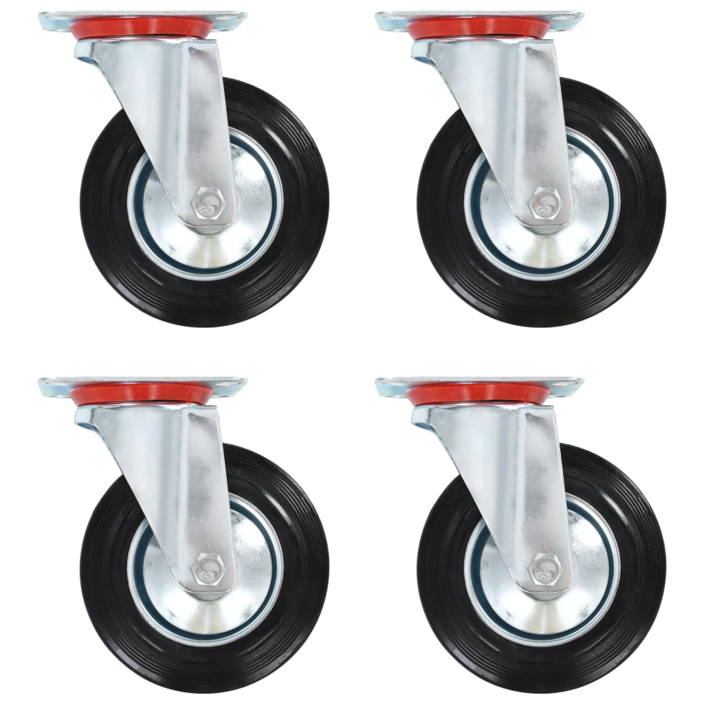 Berkfield 8 pcs Swivel Casters 160 mm