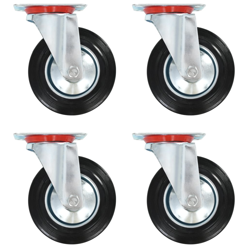 Berkfield 12 pcs Swivel Casters 160 mm