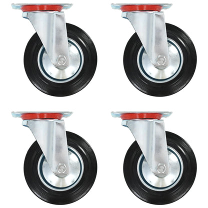 Berkfield 12 pcs Swivel Casters 160 mm