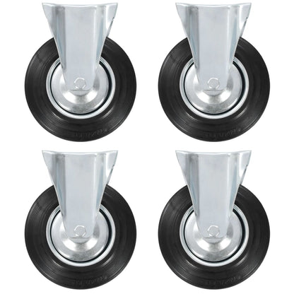 Berkfield 16 pcs Fixed Casters 200 mm