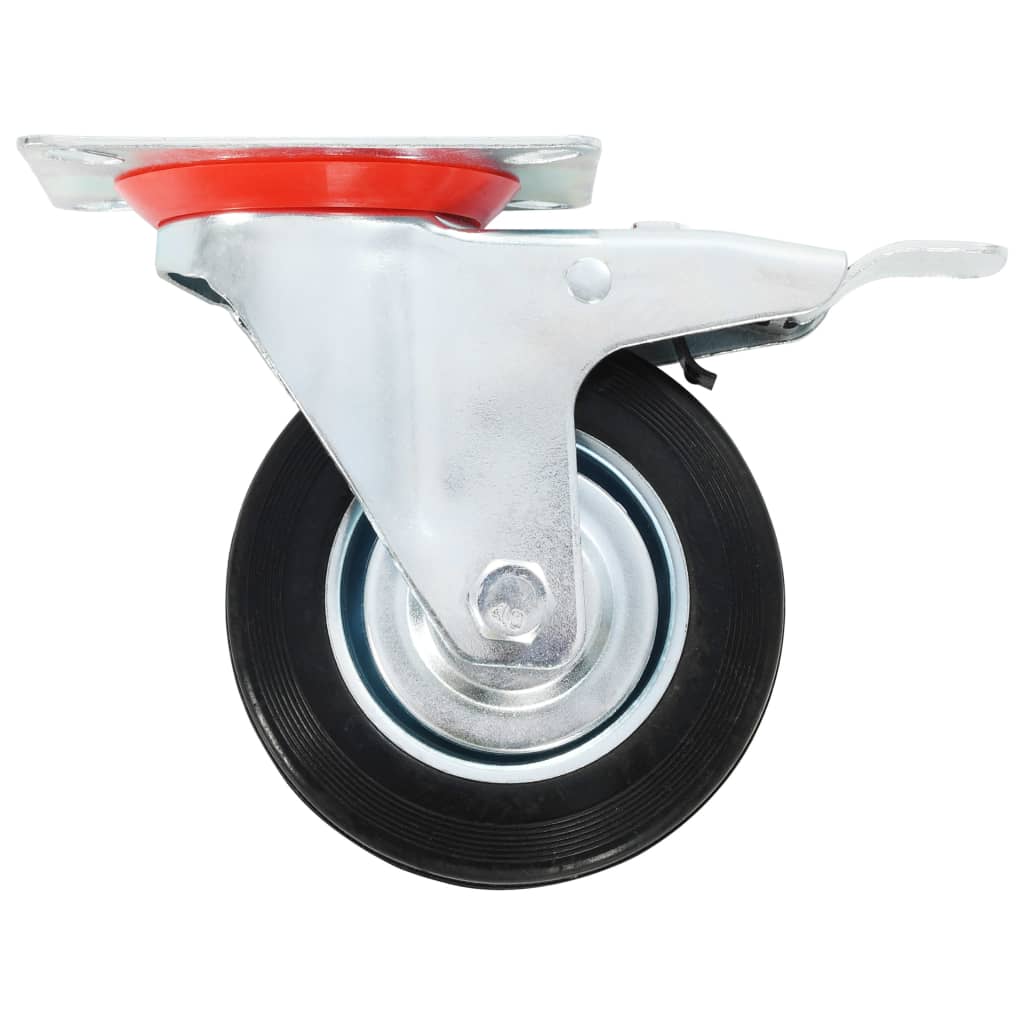 Berkfield 12 pcs Swivel Casters 100 mm