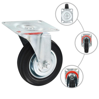 Berkfield 32 pcs Swivel Casters 100 mm