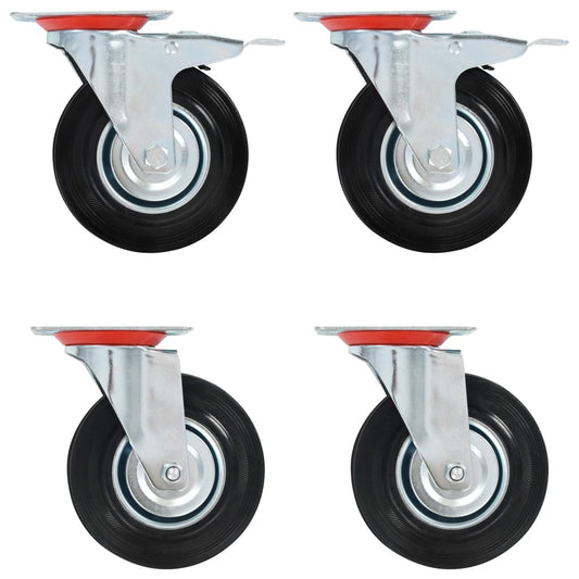 Berkfield 32 pcs Swivel Casters 125 mm