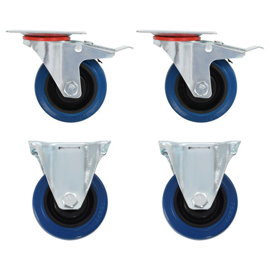 Berkfield 24 pcs Casters 75 mm