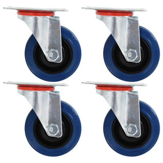 Berkfield 8 pcs Swivel Casters 75 mm