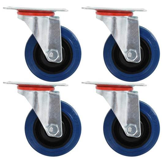 Berkfield 16 pcs Swivel Casters 75 mm