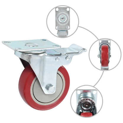 Berkfield 32 pcs Swivel Casters 100 mm