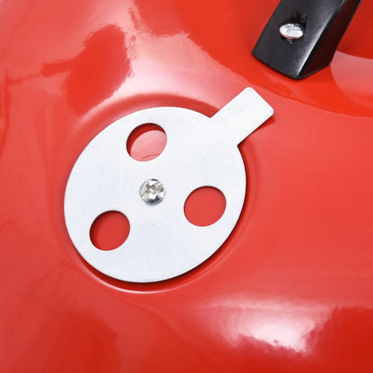 Berkfield Portable XXL Charcoal Kettle BBQ Grill with Wheels 44 cm