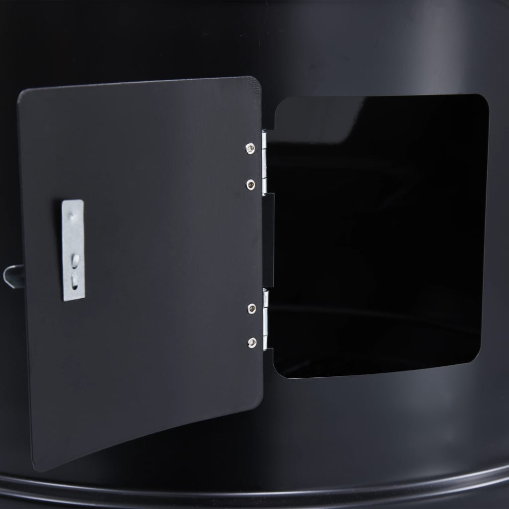 Berkfield 3-in-1 Charcoal Smoker BBQ Grill 40x80 cm