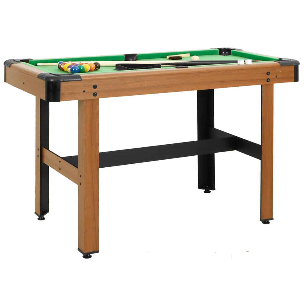 Berkfield 4 Feet Billiard Table 122x61x76 cm Brown