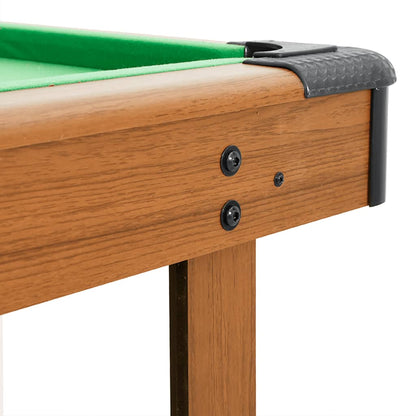 Berkfield 4 Feet Billiard Table 122x61x76 cm Brown