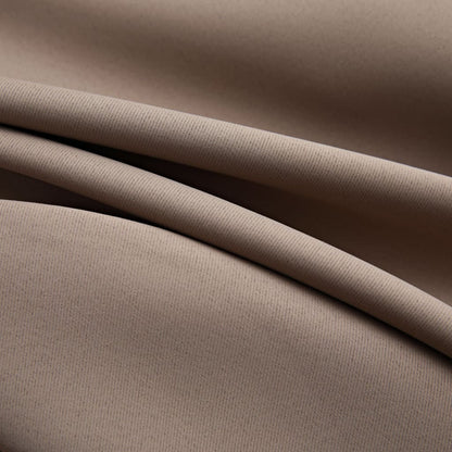 Berkfield Blackout Curtain with Metal Rings Taupe 290x245 cm