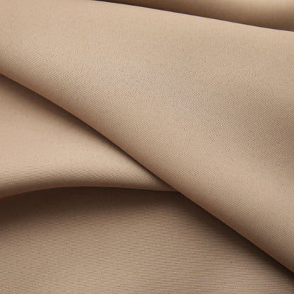 Berkfield Blackout Curtains with Hooks 2 pcs Taupe 140x245 cm