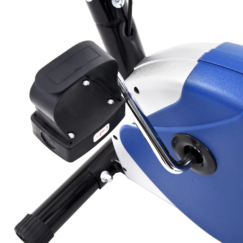Berkfield Exercise Bike with Belt Resistance Blue
