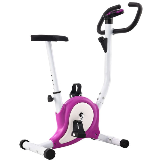 Berkfield Exercise Bike with Belt Resistance Purple