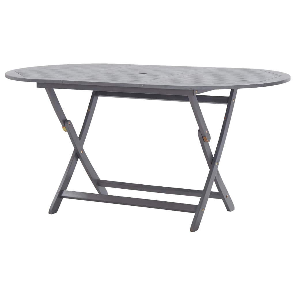 Berkfield Folding Garden Table 160x85x75 cm Solid Acacia Wood