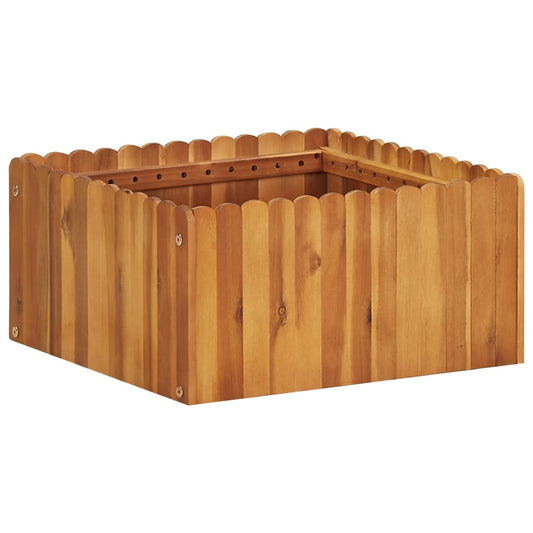 Berkfield Garden Raised Bed 50x50x25 cm Solid Acacia Wood