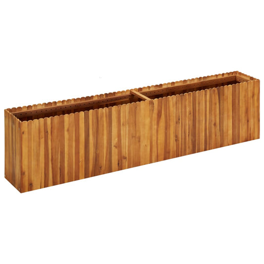 Berkfield Garden Raised Bed 200x30x50 cm Solid Acacia Wood