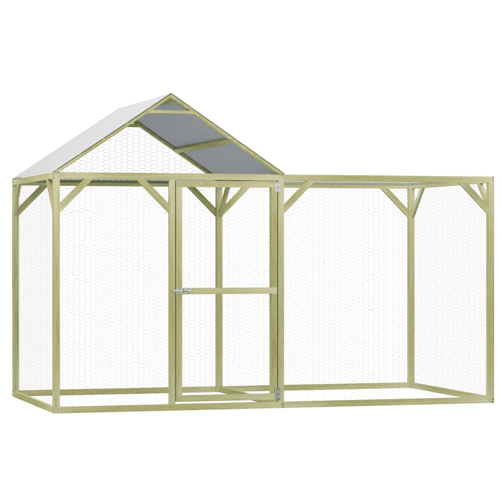 Berkfield Chicken Cage 3x1.5x2 m Impregnated Pinewood