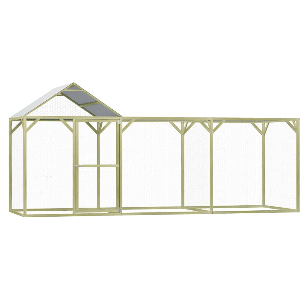 Berkfield Chicken Cage 4.5x1.5x2 m Impregnated Pinewood