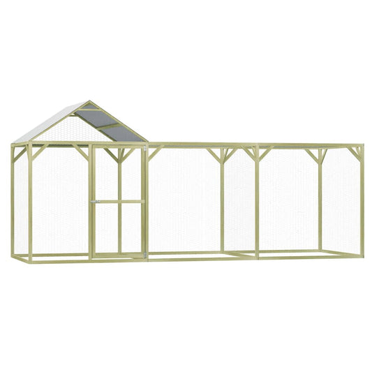 Berkfield Chicken Cage 4.5x1.5x2 m Impregnated Pinewood