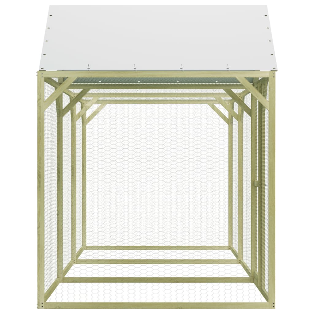 Berkfield Chicken Cage 4.5x1.5x2 m Impregnated Pinewood