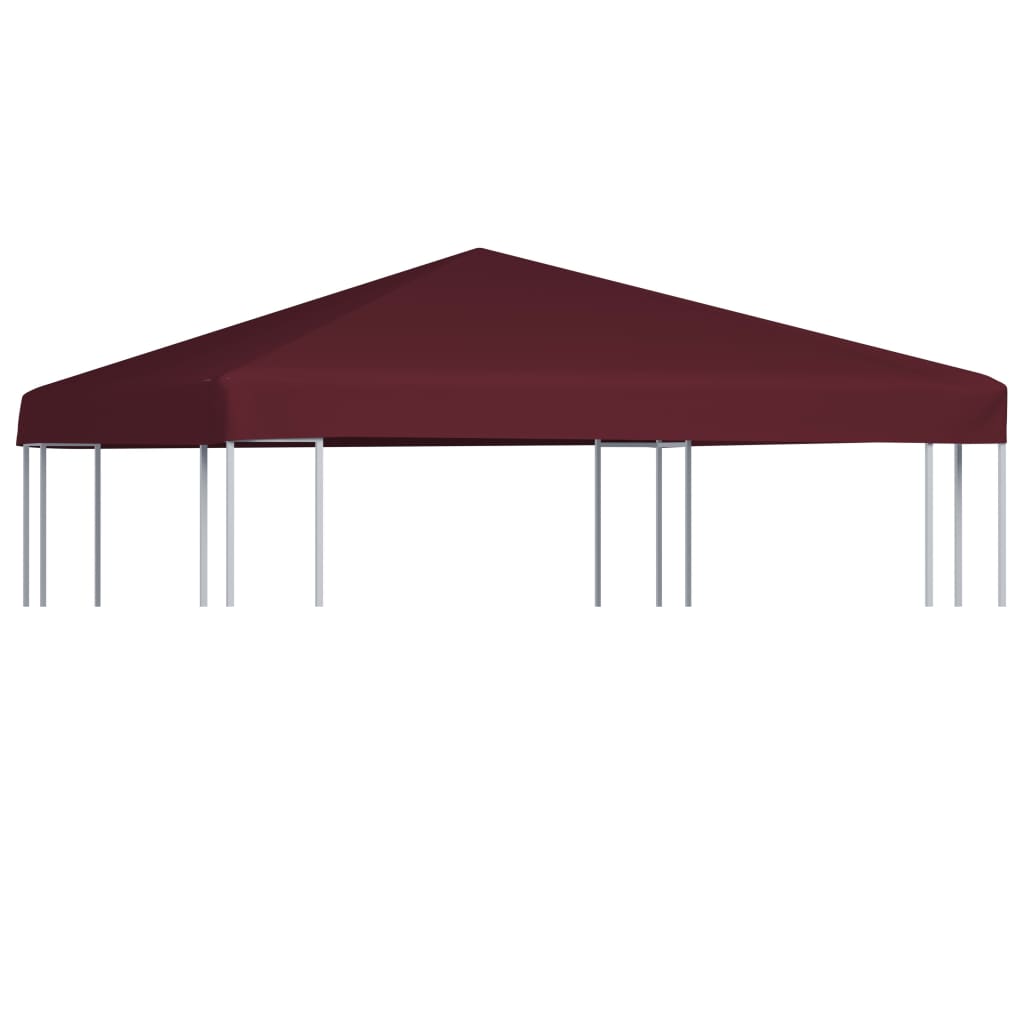 Berkfield Gazebo Top Cover 310 g/m�__ 3x3 m Bordeaux