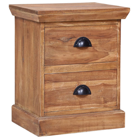 Berkfield Bedside Cabinet 40x30x50 cm Solid Teak
