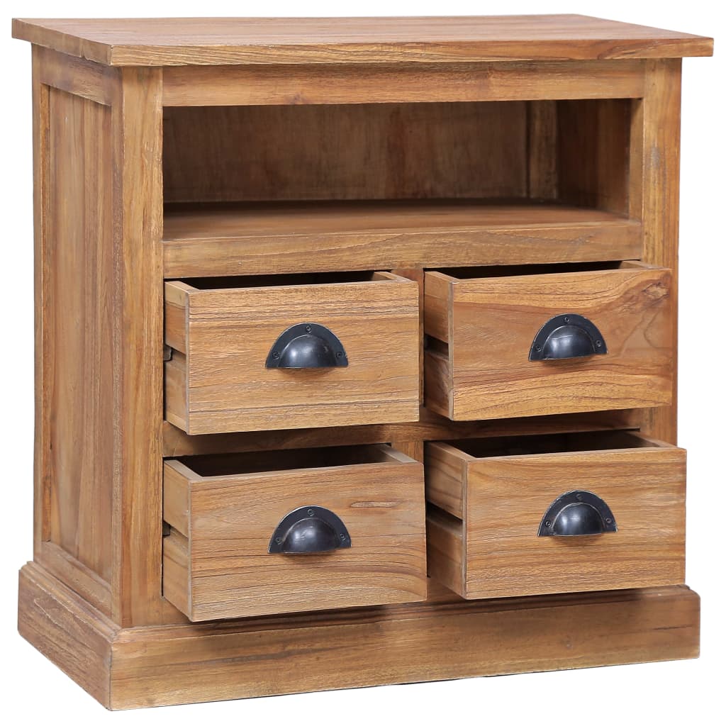 Berkfield Side Cabinet 60x30x60 cm Solid Teak