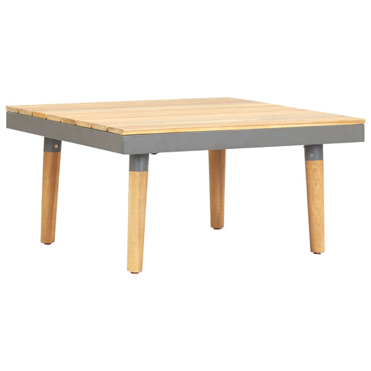 Berkfield Garden Coffee Table 60x60x31.5 cm Solid Acacia Wood