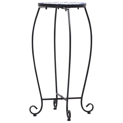 Berkfield Mosaic Tables 3 pcs Blue and White Ceramic