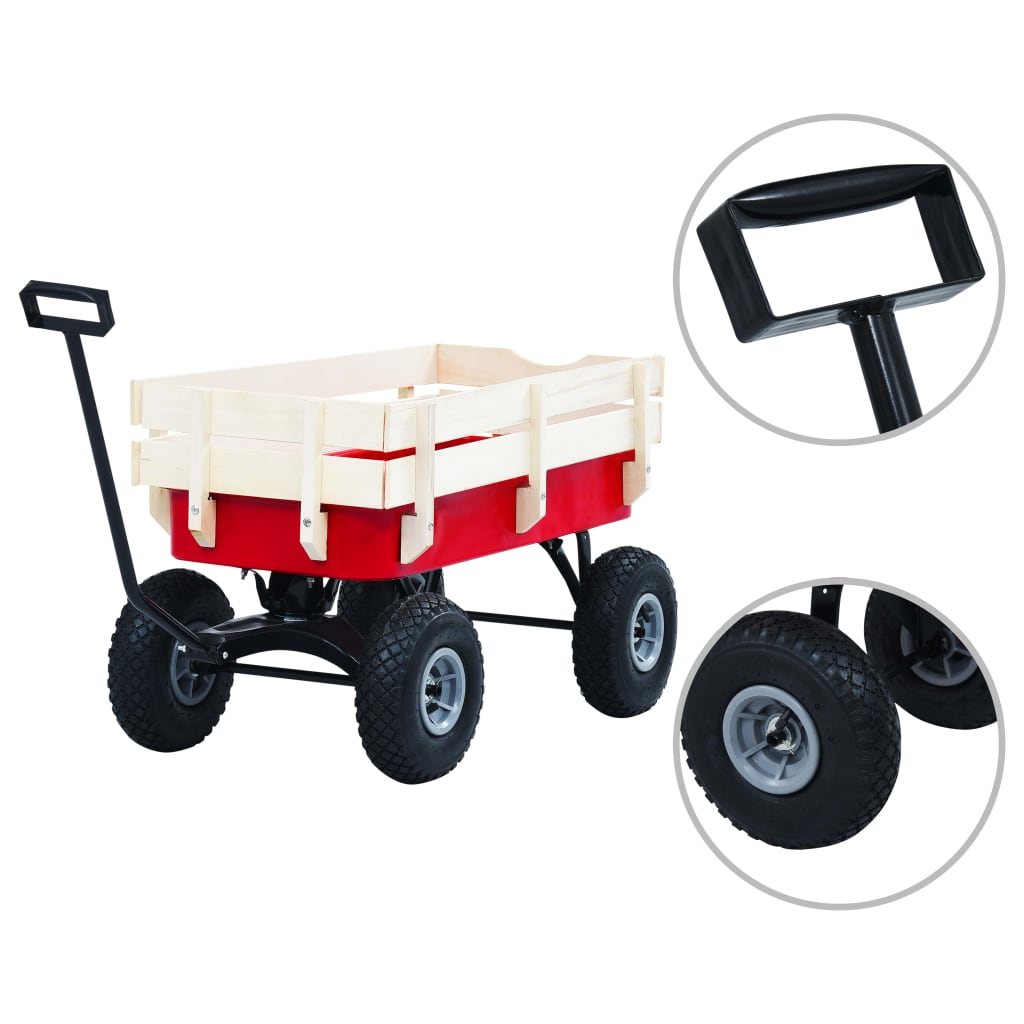 Berkfield Hand Trolley 150 kg Red