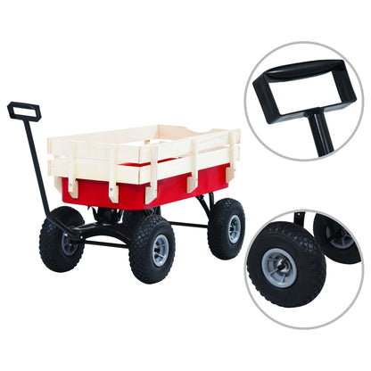 Berkfield Hand Trolley 150 kg Red