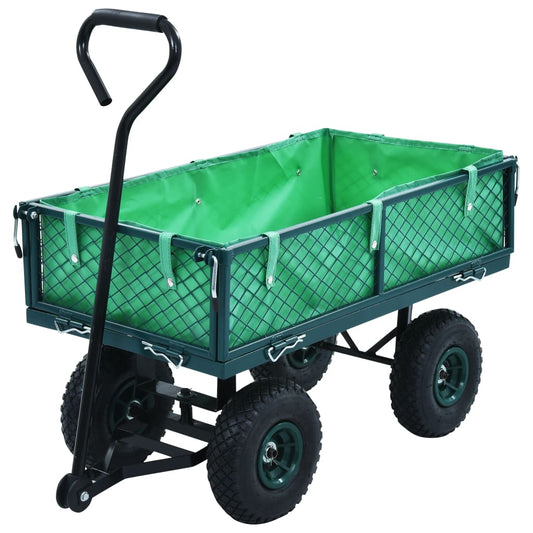 Berkfield Garden Hand Trolley Green 250 kg