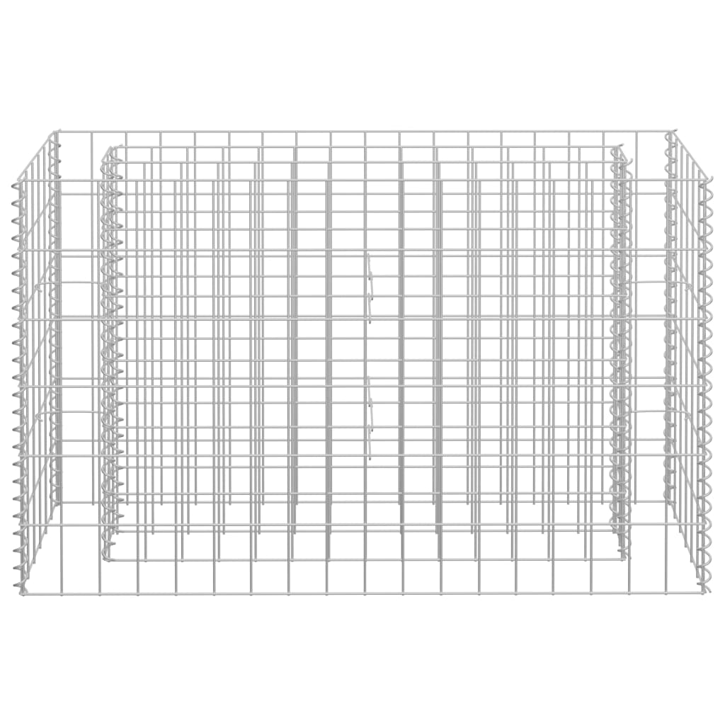 Berkfield Gabion Raised Bed Galvanised Steel 90x30x60 cm