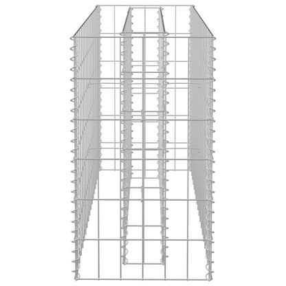 Berkfield Gabion Raised Bed Galvanised Steel 90x30x60 cm