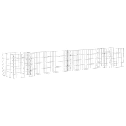 Berkfield H-Shaped Gabion Planter Steel Wire 260x40x40 cm