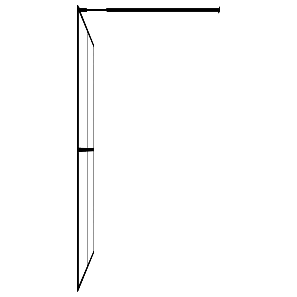 Berkfield Walk-in Shower Screen Frosted Tempered Glass 140x195 cm