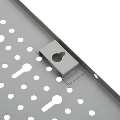 Berkfield Wall-mounted Peg Boards 3 pcs 40x58 cm Steel