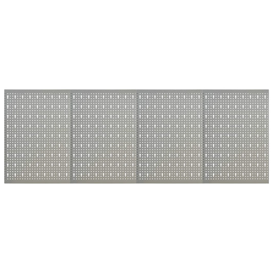 Berkfield Wall-mounted Peg Boards 4 pcs 40x58 cm Steel