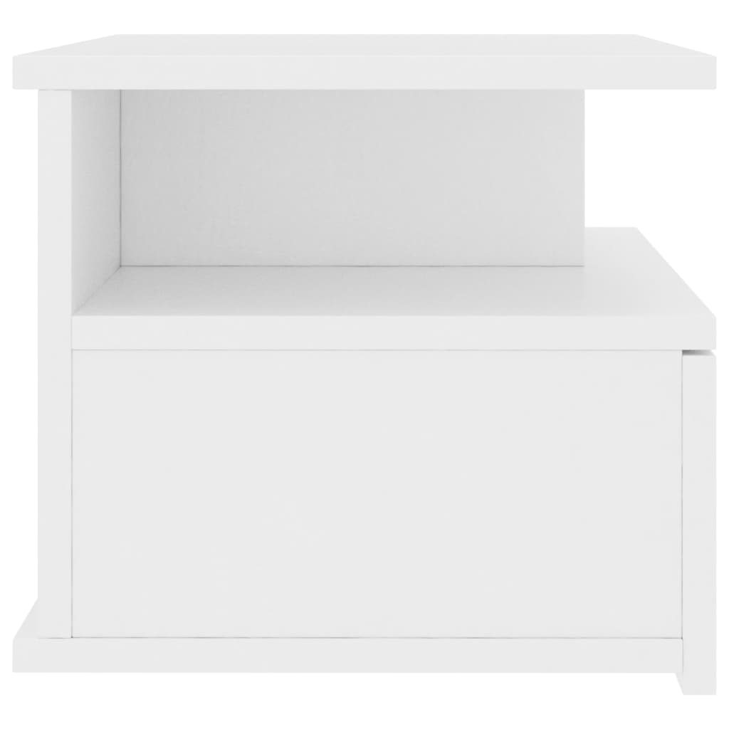 Berkfield Floating Nightstand White 40x31x27 cm Engineered Wood