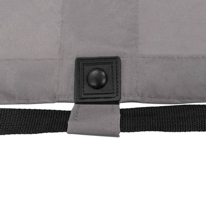 Berkfield Folding Sun Lounger Grey Steel